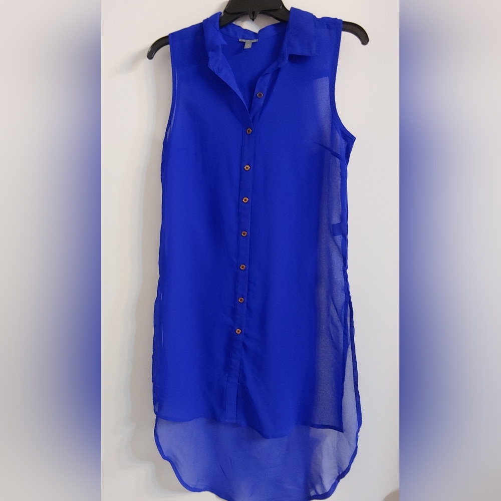Size M, Royal Blue blouse from Charlotte Russe